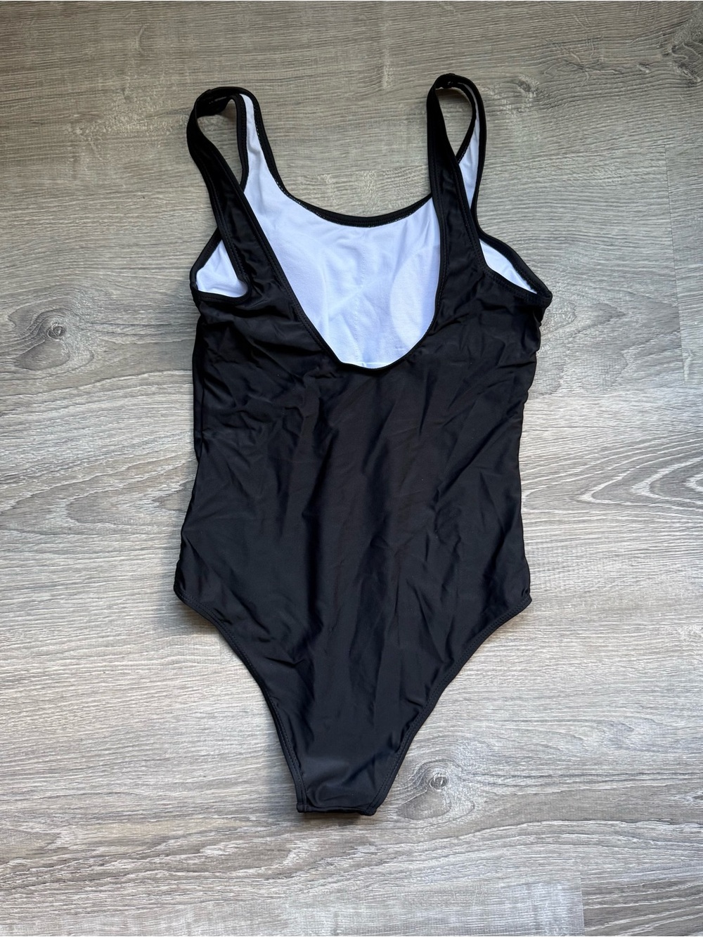 SHEIN Women’s Sz Small Classic One-Piece Swimsuit Black Padded NWOT - Picture 4 of 8